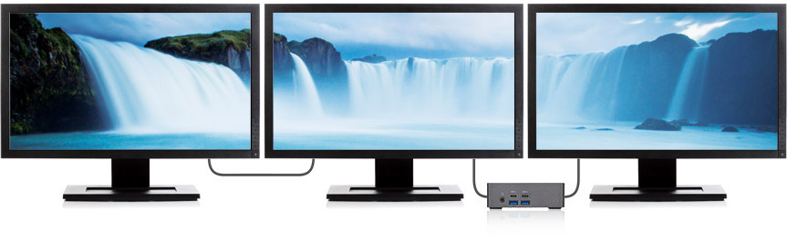 Multi-display productivity with HDMI 2.0 & DisplayPort++